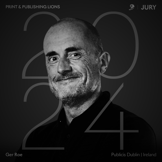 Ger Roe, Publicis Dublin, Announced as Jury Member for Cannes Lions 2024