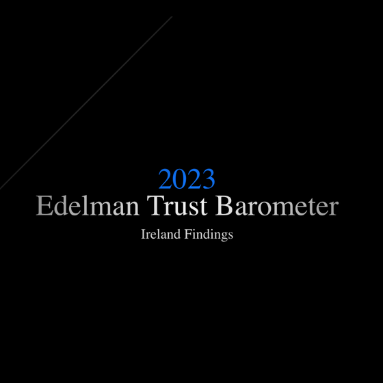Edelman 2023 Trust Barometer